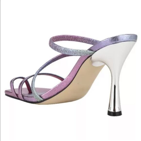 NEW Marc Fisher Women’s Mermaid Ombre Square Toe Heeled Sandals - Picture 2 of 6
